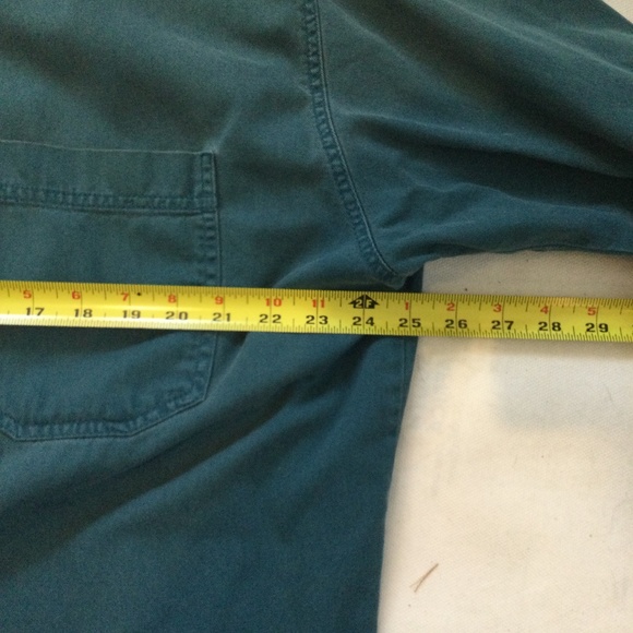 vintage ‘90s Levi’s cowboy shirt XL scarce blue green - Picture 4 of 5